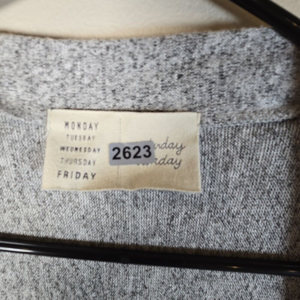 Saturday Sunday Cardigan Womens Large Gray Cozy Sweater - Picture 6 of 6